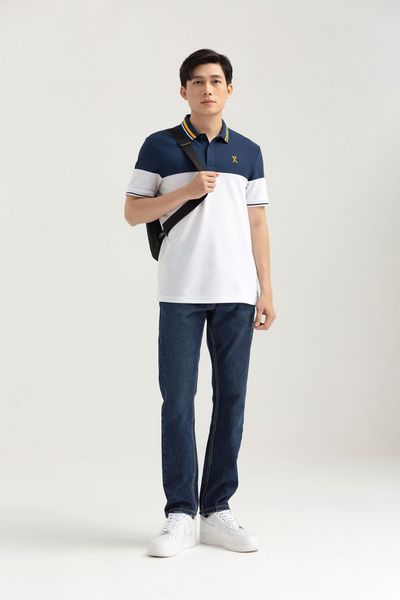 Áo Polo Nam Regular Fit Rã Phối Màu MPO 1026