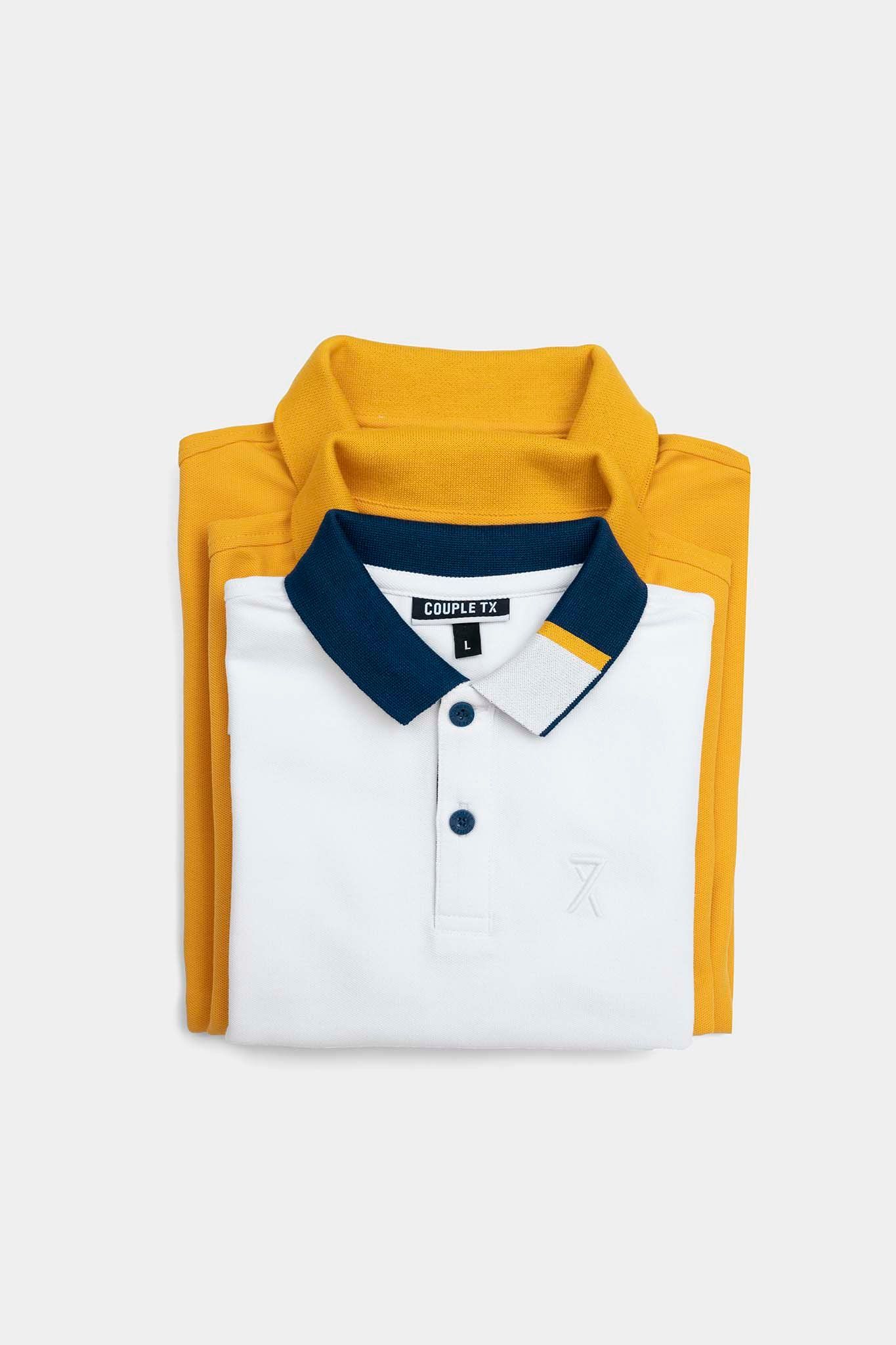 Áo Polo Nam Pique Regular Fit Phối Trụ Bo Kiểu MPO 1023 -