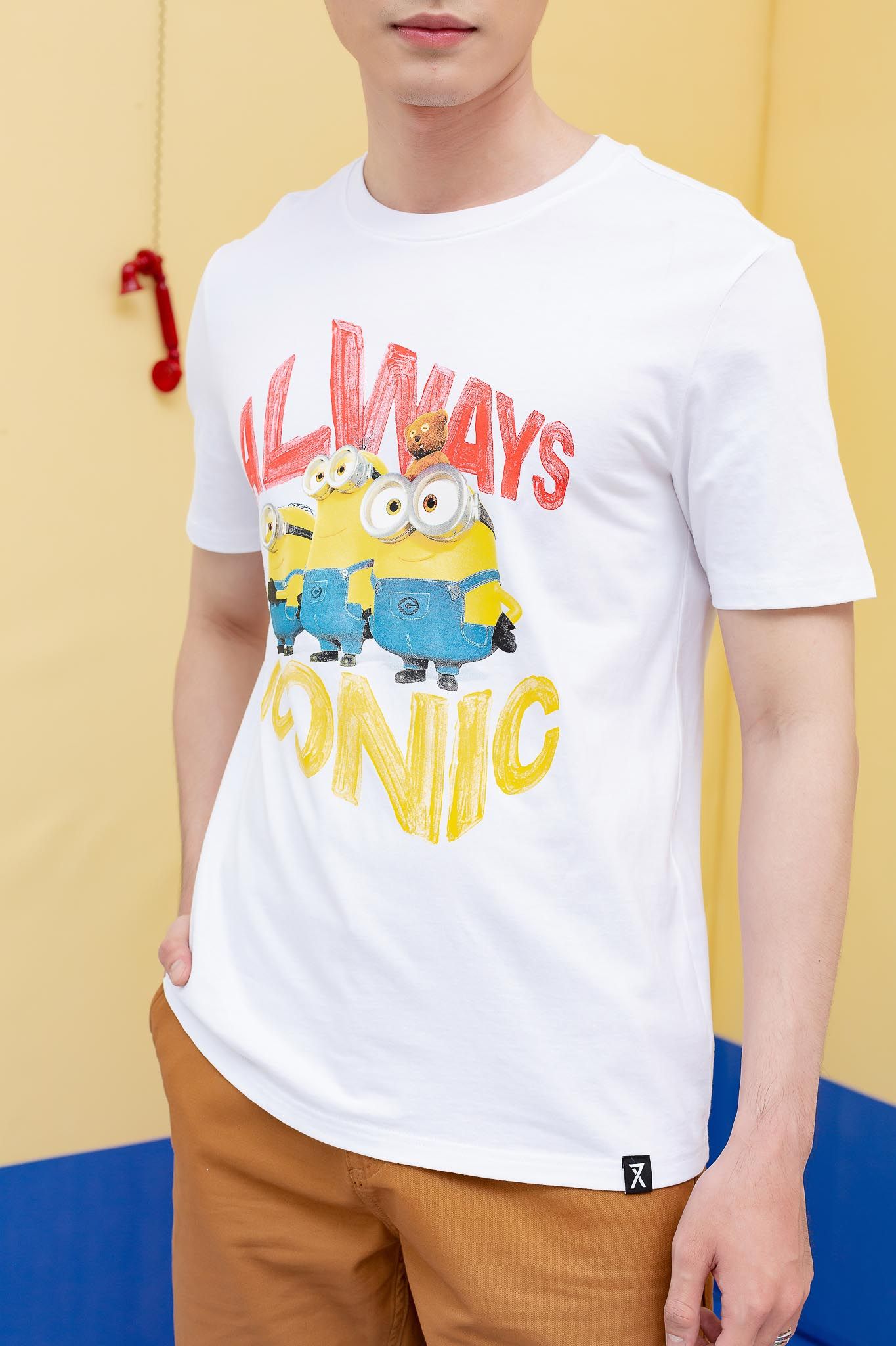 Áo Thun Nam Regular Fit Minions In Always Iconic MTS 1214 -