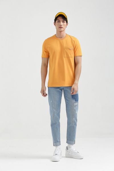 Áo Thun Nam Regular Fit Phối Túi Ngực MTS 1203