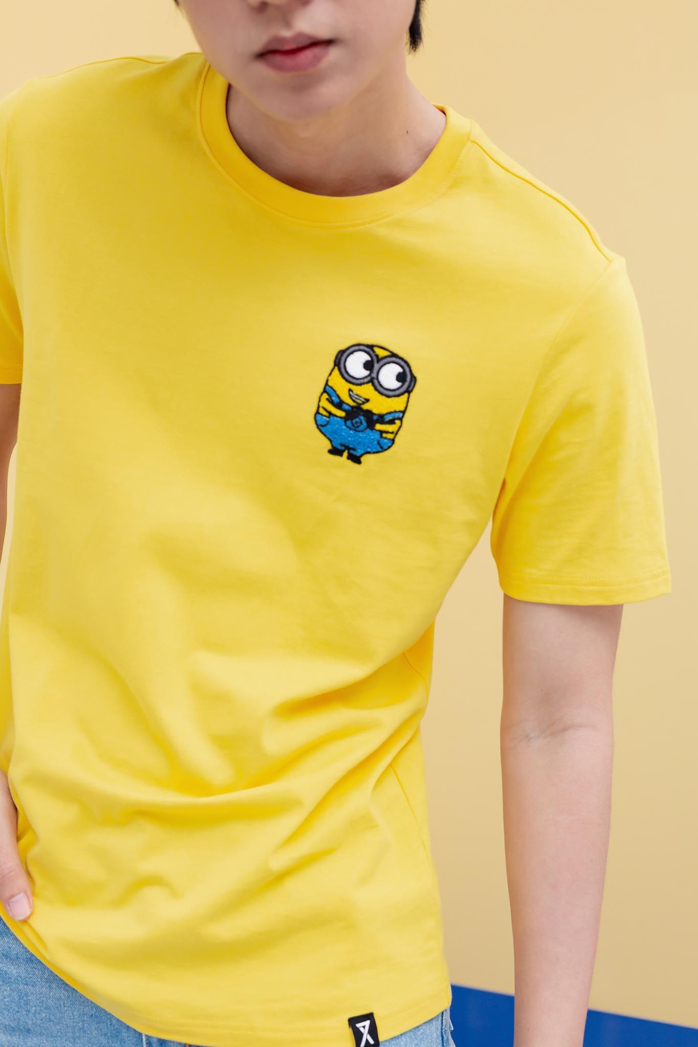 Áo Thun Nam Regular Fit Minions Thêu Xù MTS 1213 -