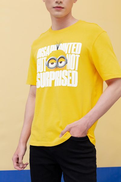 Áo Thun Nam Relax Fit Minions In Surprised MTS 1211