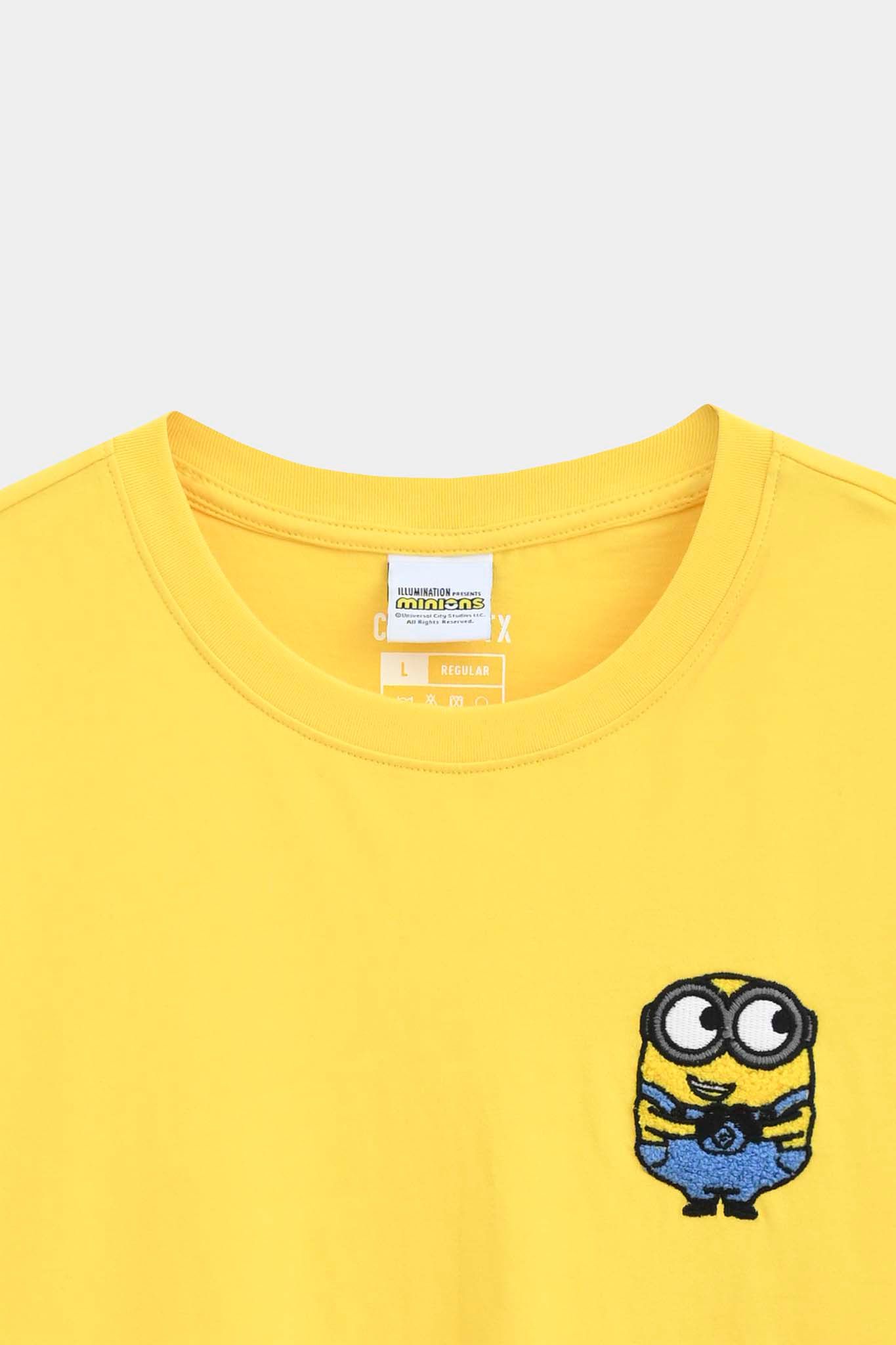 Áo Thun Nam Regular Fit Minions Thêu Xù MTS 1213 -