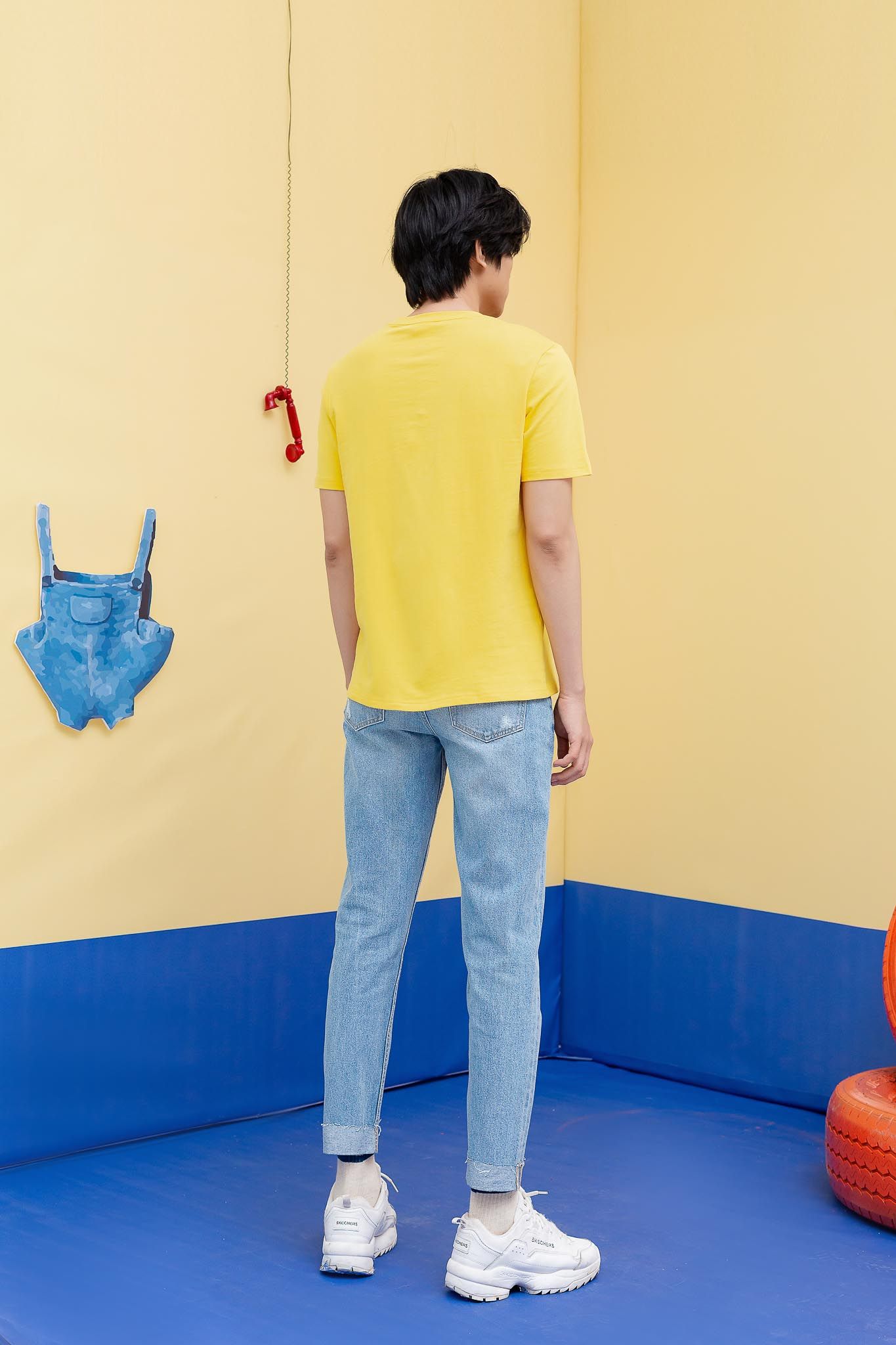 Áo Thun Nam Regular Fit Minions Thêu Xù MTS 1213 -