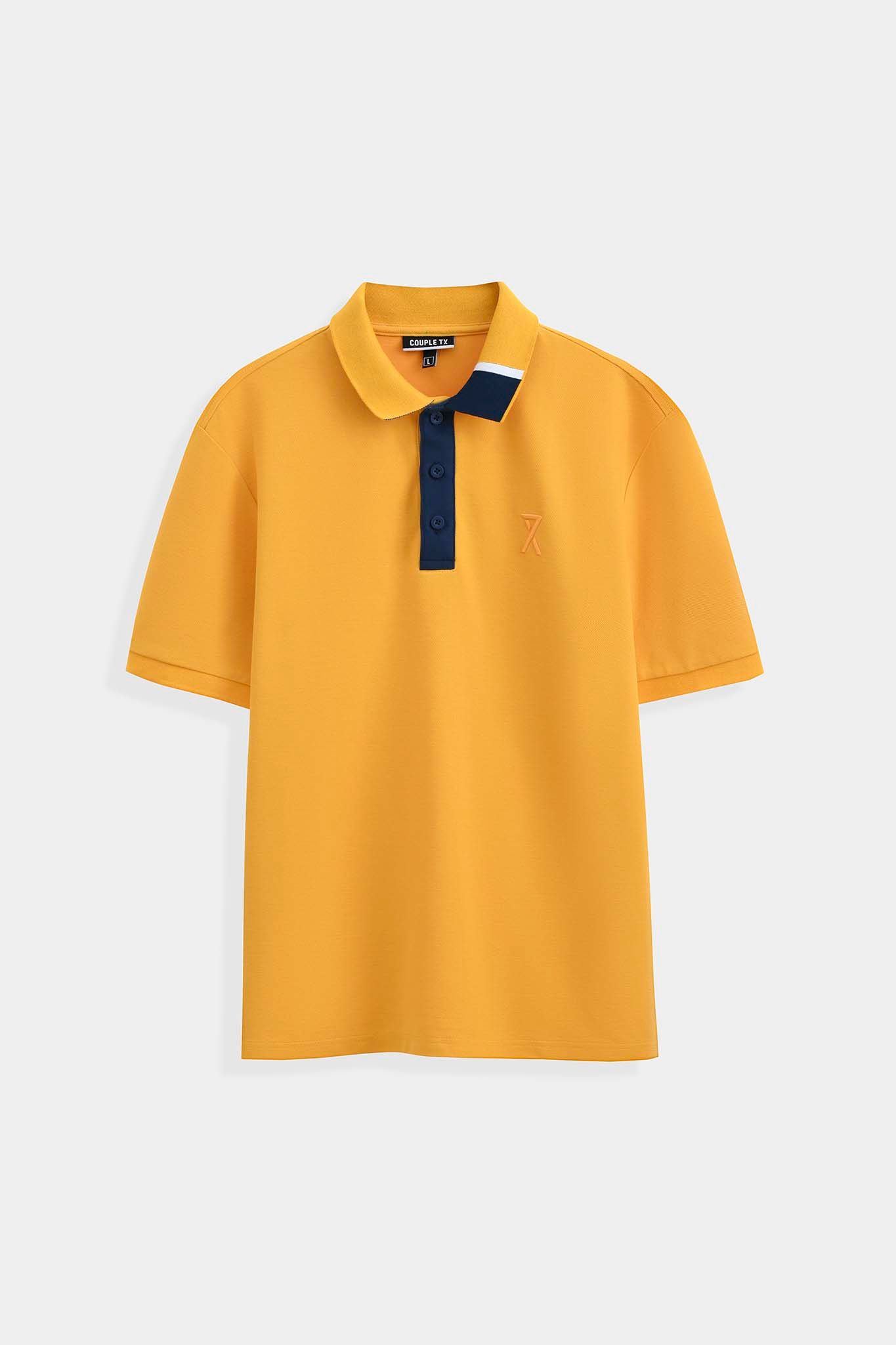 Áo Polo Nam Pique Regular Fit Phối Trụ Bo Kiểu MPO 1023 -