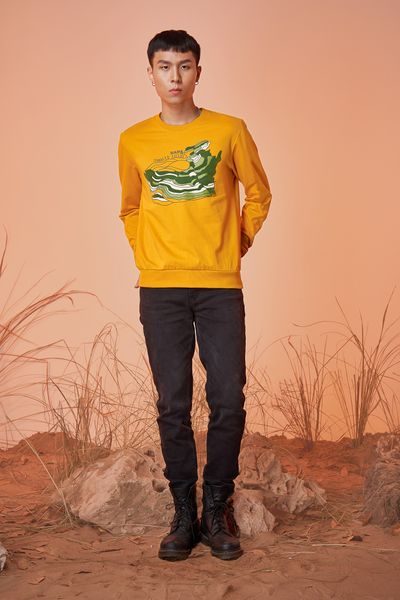 Áo Sweater Nam Ép Nhung MSW 1002
