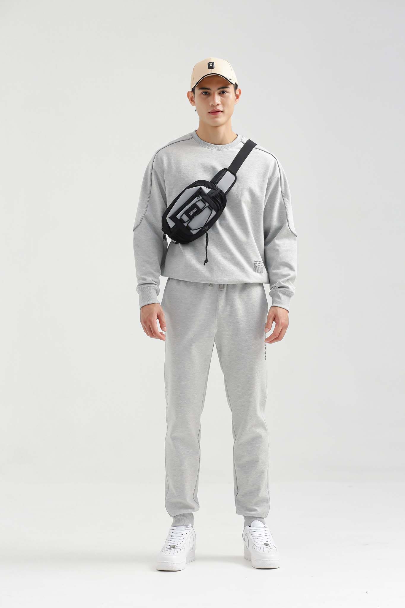 Áo Sweater Nam In Phản Quang Thân Sau MSW 1016 -