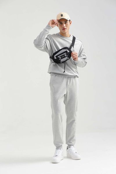 Áo Sweater Nam In Phản Quang Thân Sau MSW 1016
