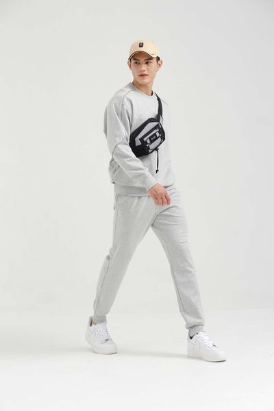 Áo Sweater Nam In Phản Quang Thân Sau MSW 1016