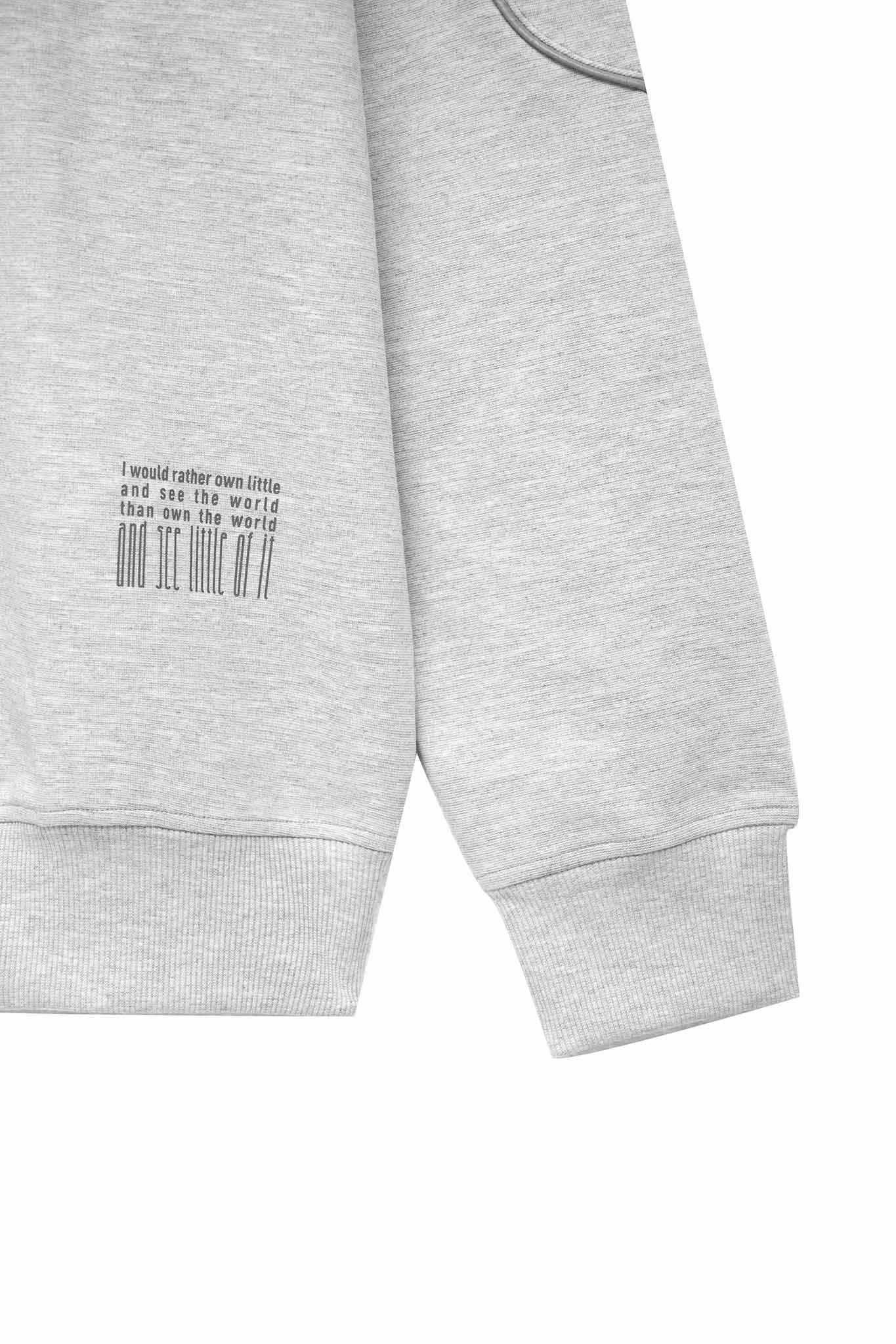 Áo Sweater Nam In Phản Quang Thân Sau MSW 1016 -