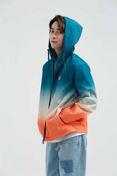 Áo Khoác Dù Nam Trượt Nước Ombre Loang Màu MOP 1023