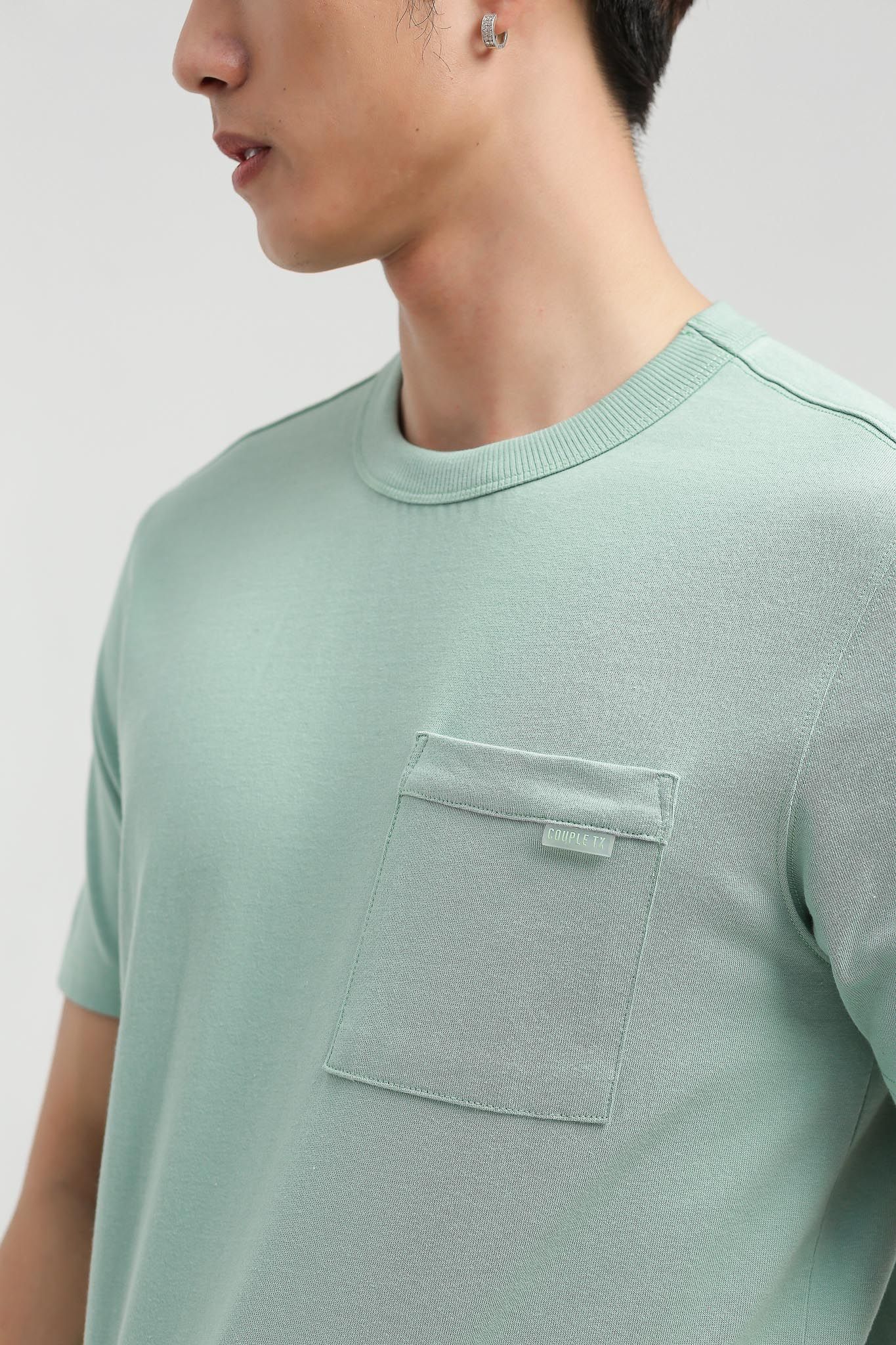 Áo Thun Nam Regular Fit Phối Túi Ngực MTS 1203 -