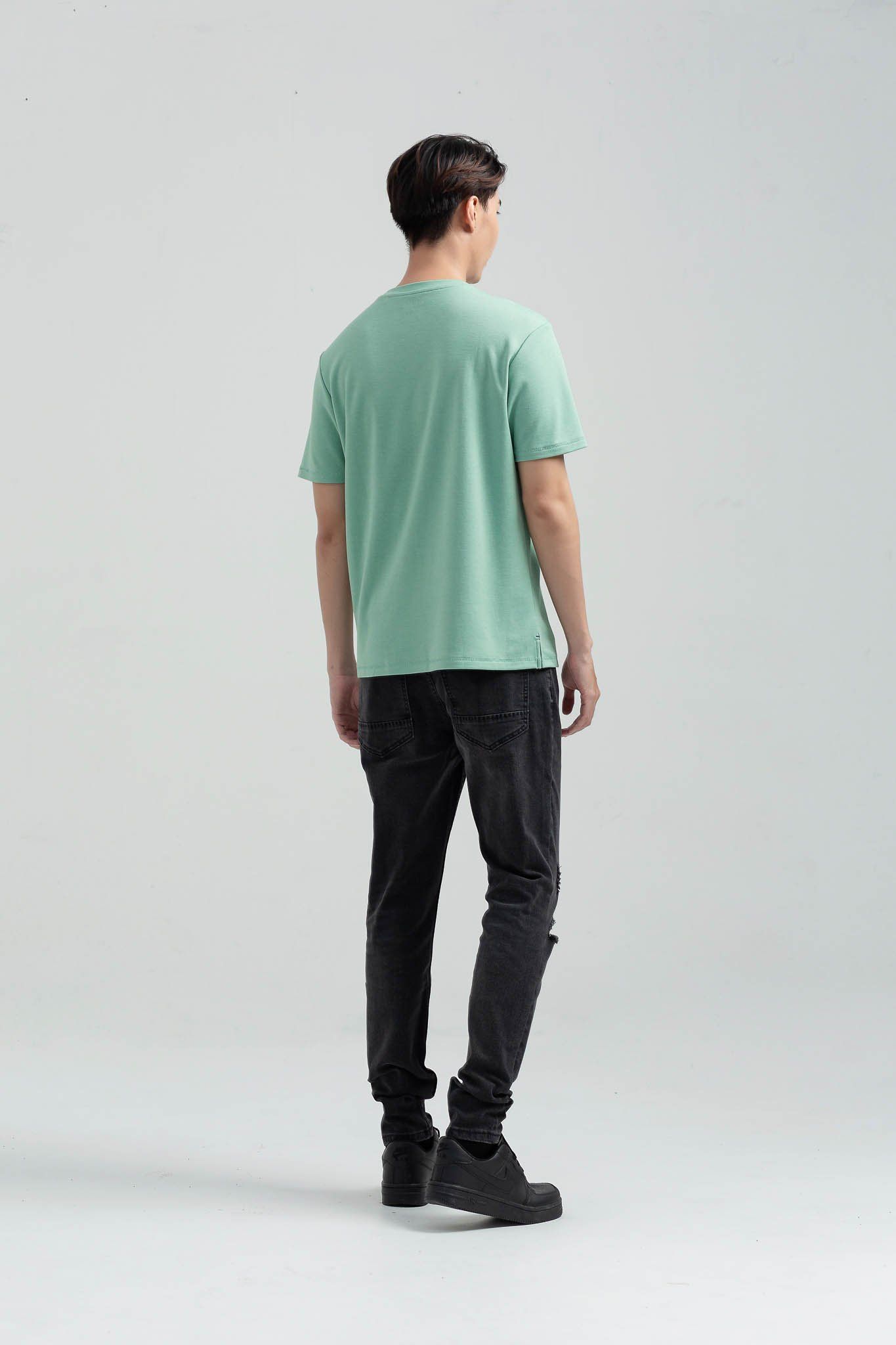 Áo Thun Nam Green X Cổ Tròn MTS 1176 -
