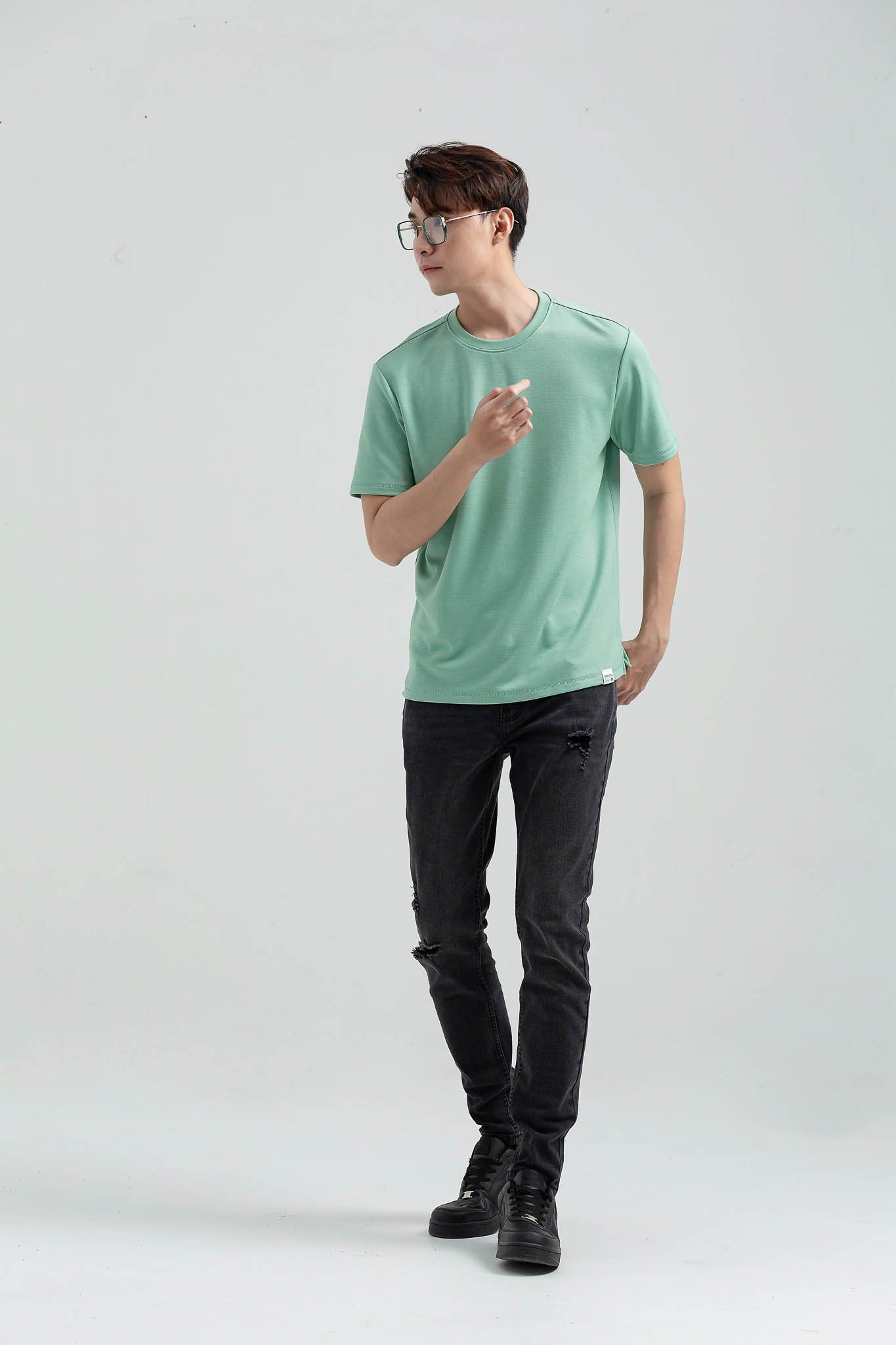 Áo Thun Nam Green X Cổ Tròn MTS 1176 -
