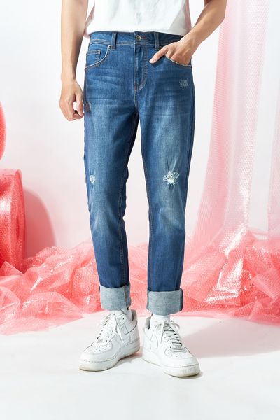 Quần Jeans Dài Slim Fit Nam MJE 1004