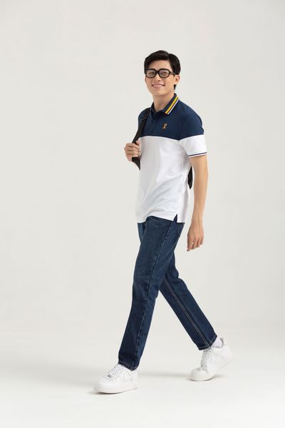 Quần Dài Nam Jeans Regular Wash MJE 1015