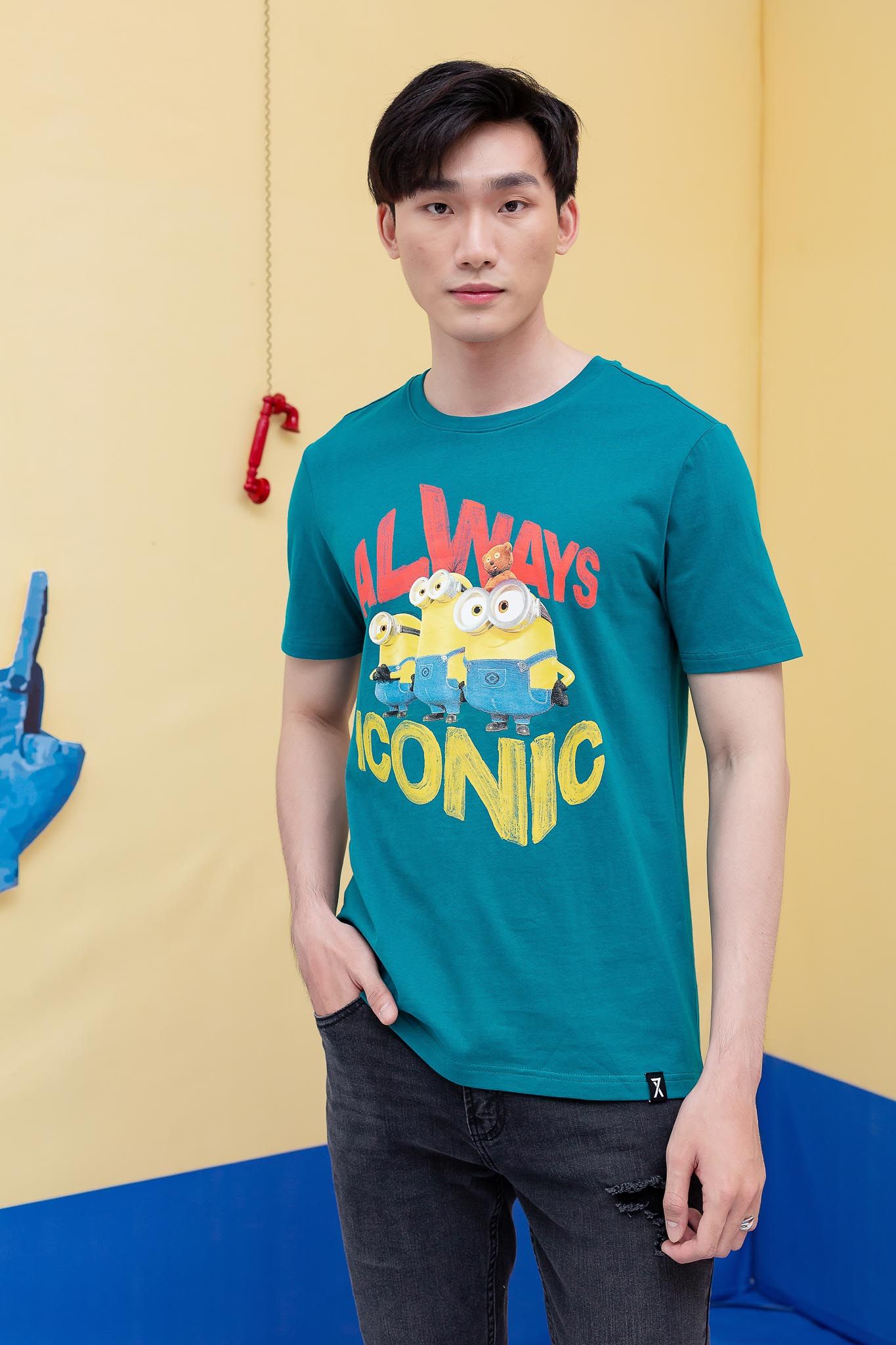 Áo Thun Nam Regular Fit Minions In Always Iconic MTS 1214 -