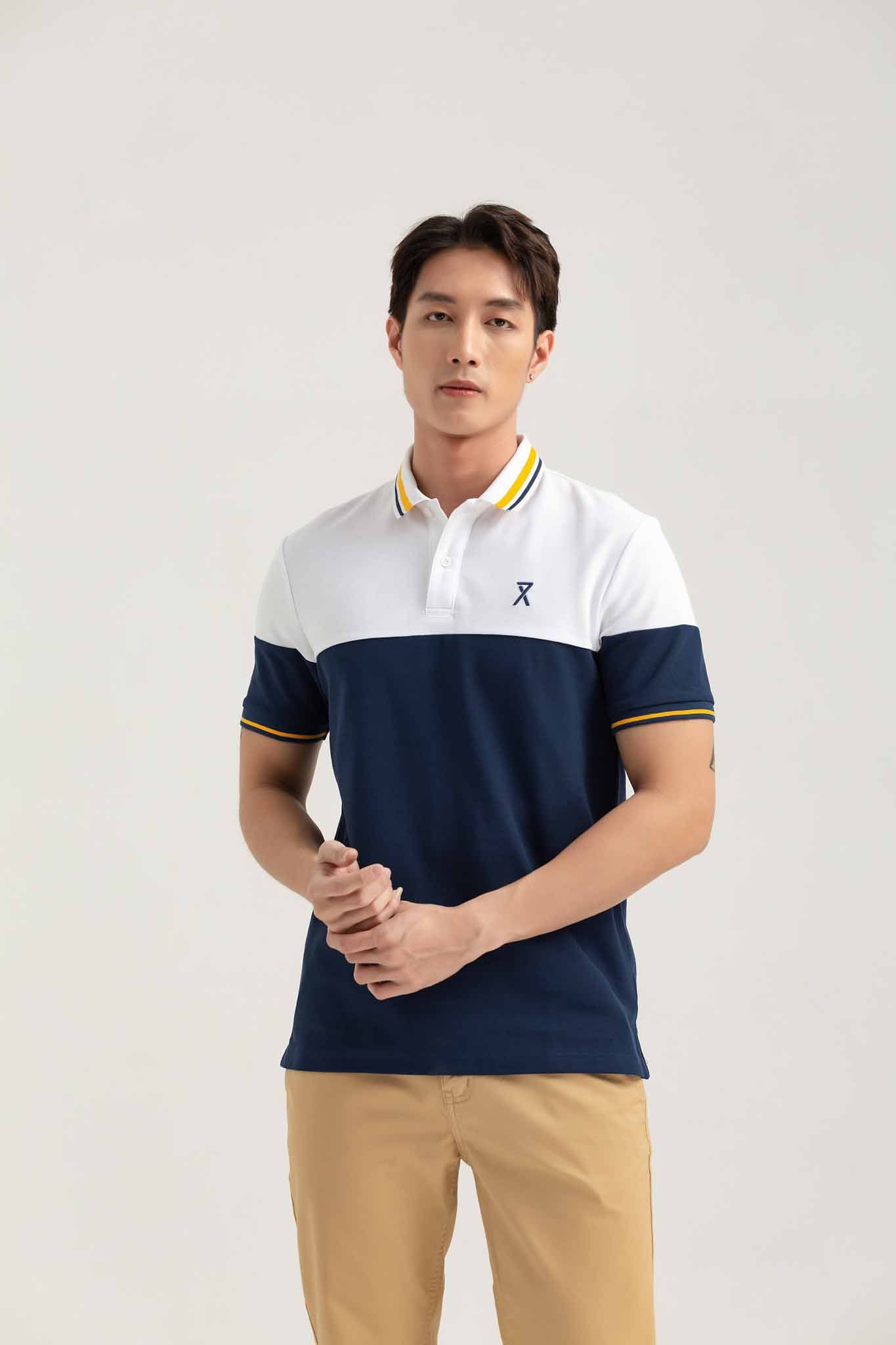 Áo Polo Nam Regular Fit Rã Phối Màu MPO 1026 -