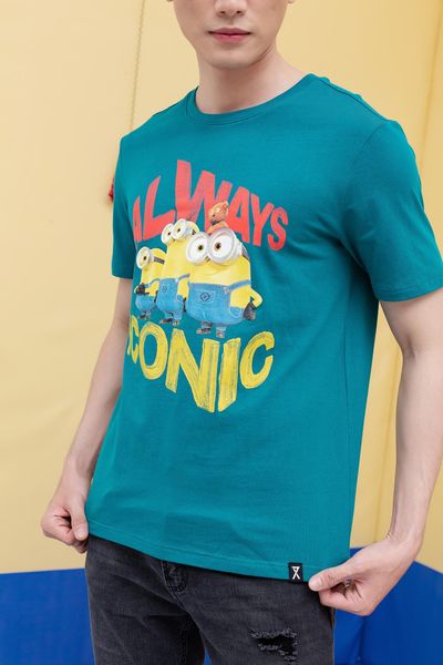 Áo Thun Nam Regular Fit Minions In Always Iconic MTS 1214