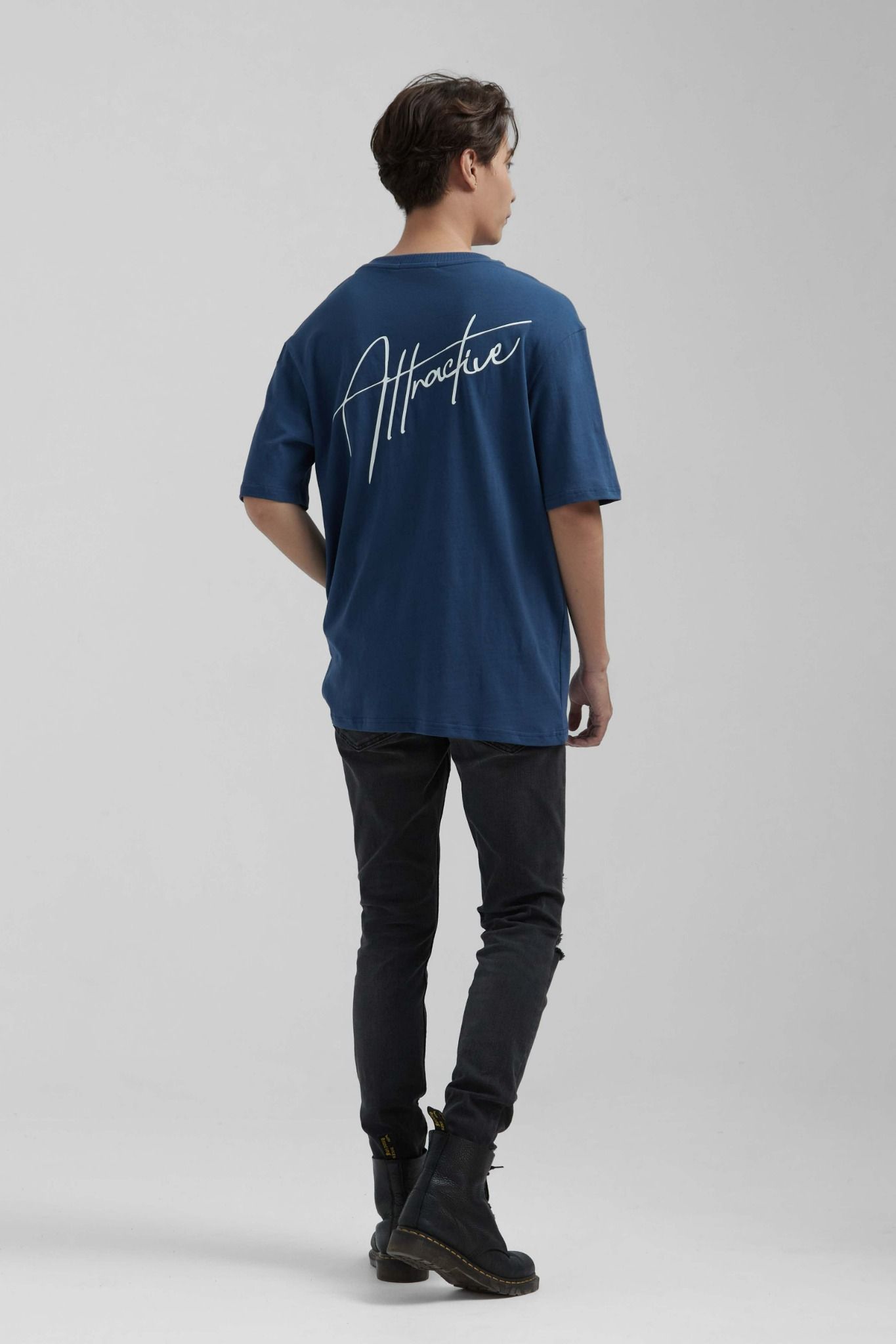 Áo Thun Nam Relax Fit In Typo Attractive MTS 1218 -