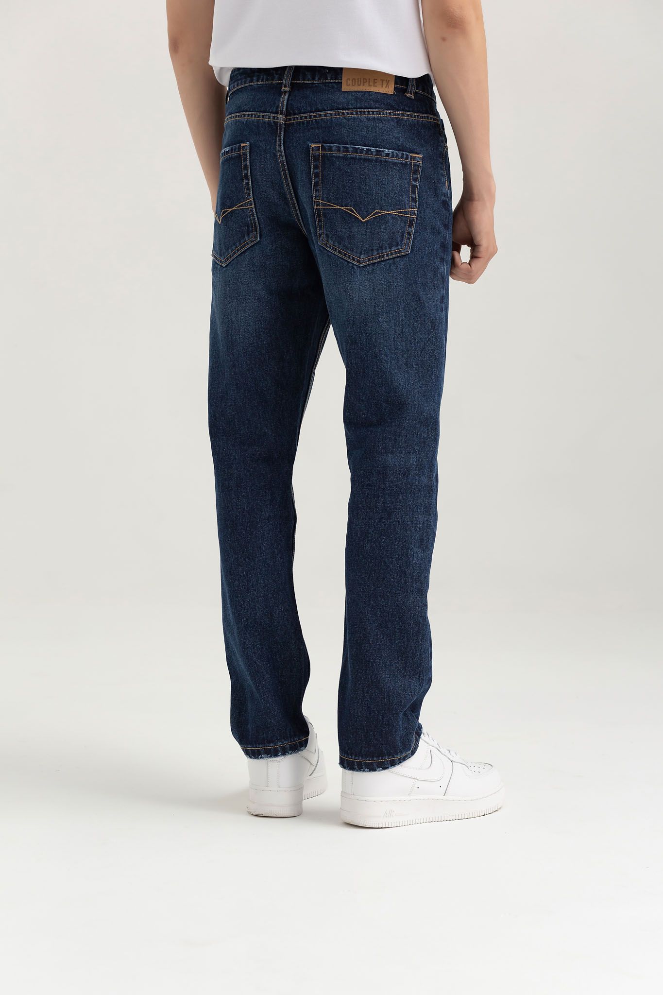 Quần Dài Nam Jeans Regular Wash MJE 1015 -