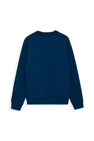 Áo Sweater Nam Vải Gân Chéo Thêu Typo Túi MSW 1017