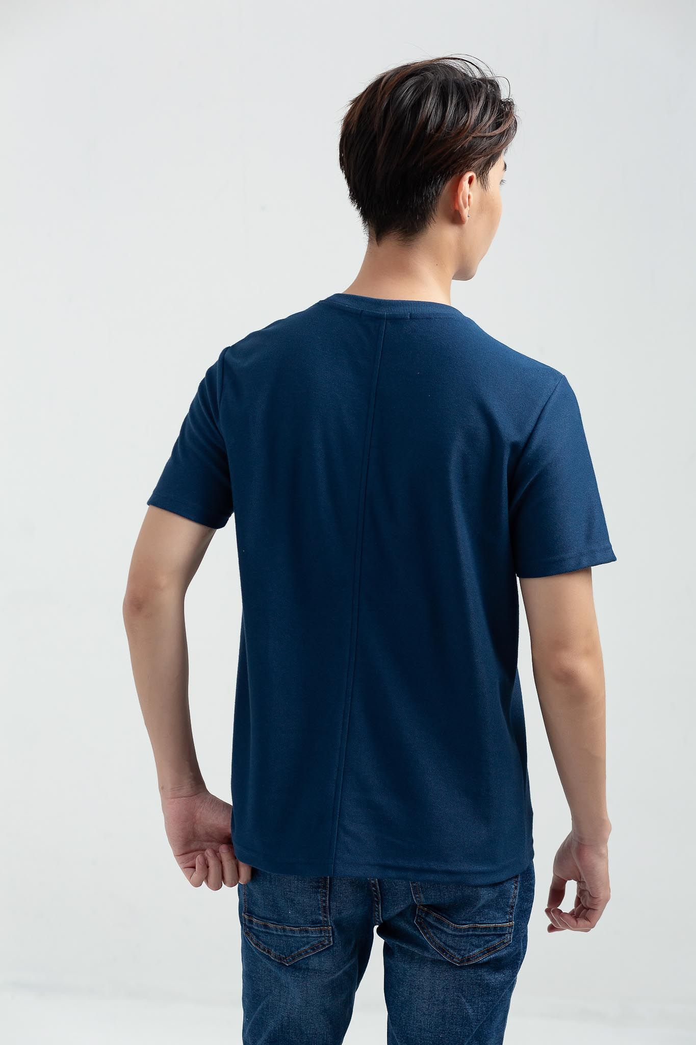 Áo Thun Nam Regular Fit Phối Rã Thân MTS 1191 -