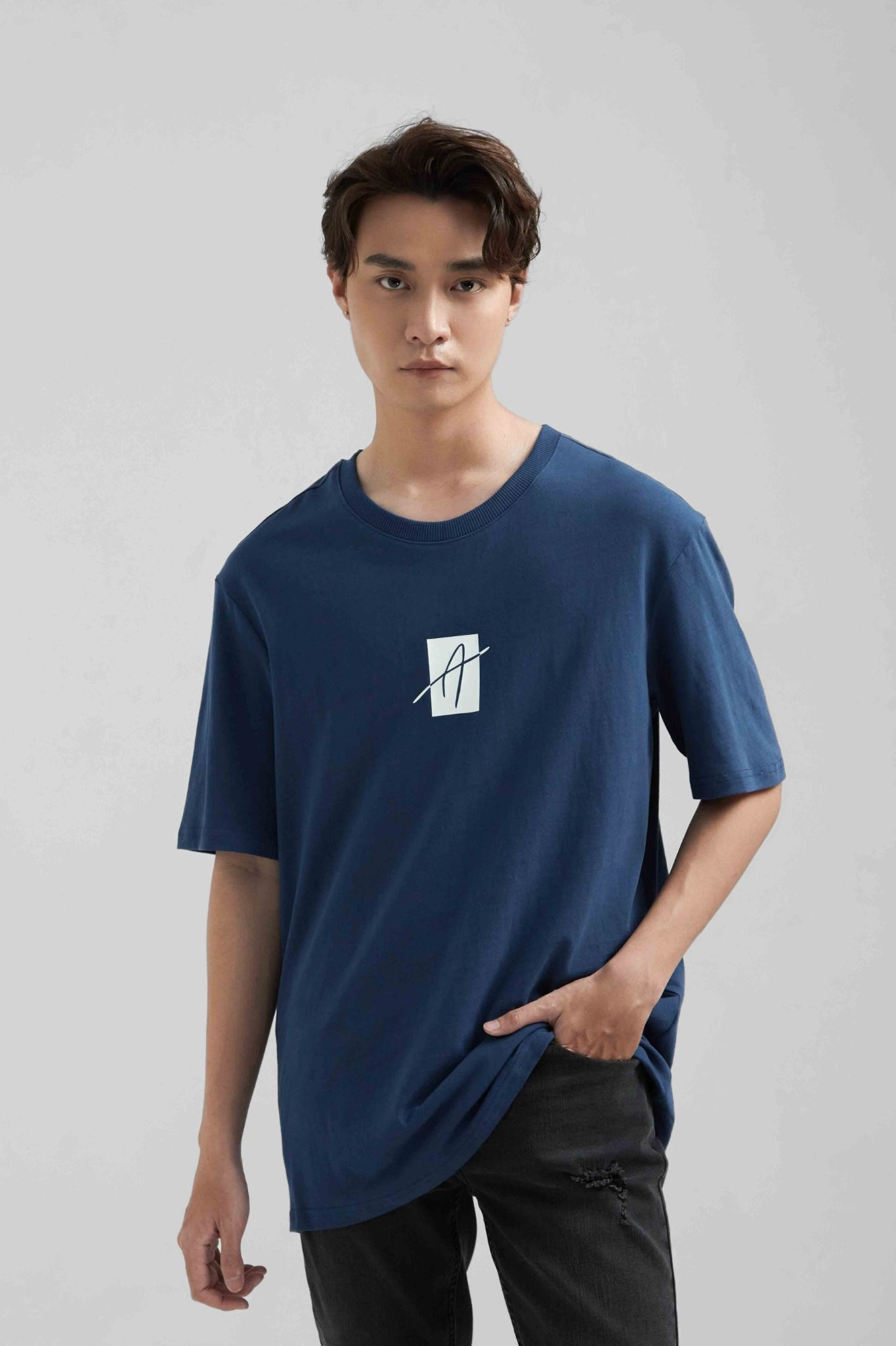 Áo Thun Nam Relax Fit In Typo Attractive MTS 1218 -