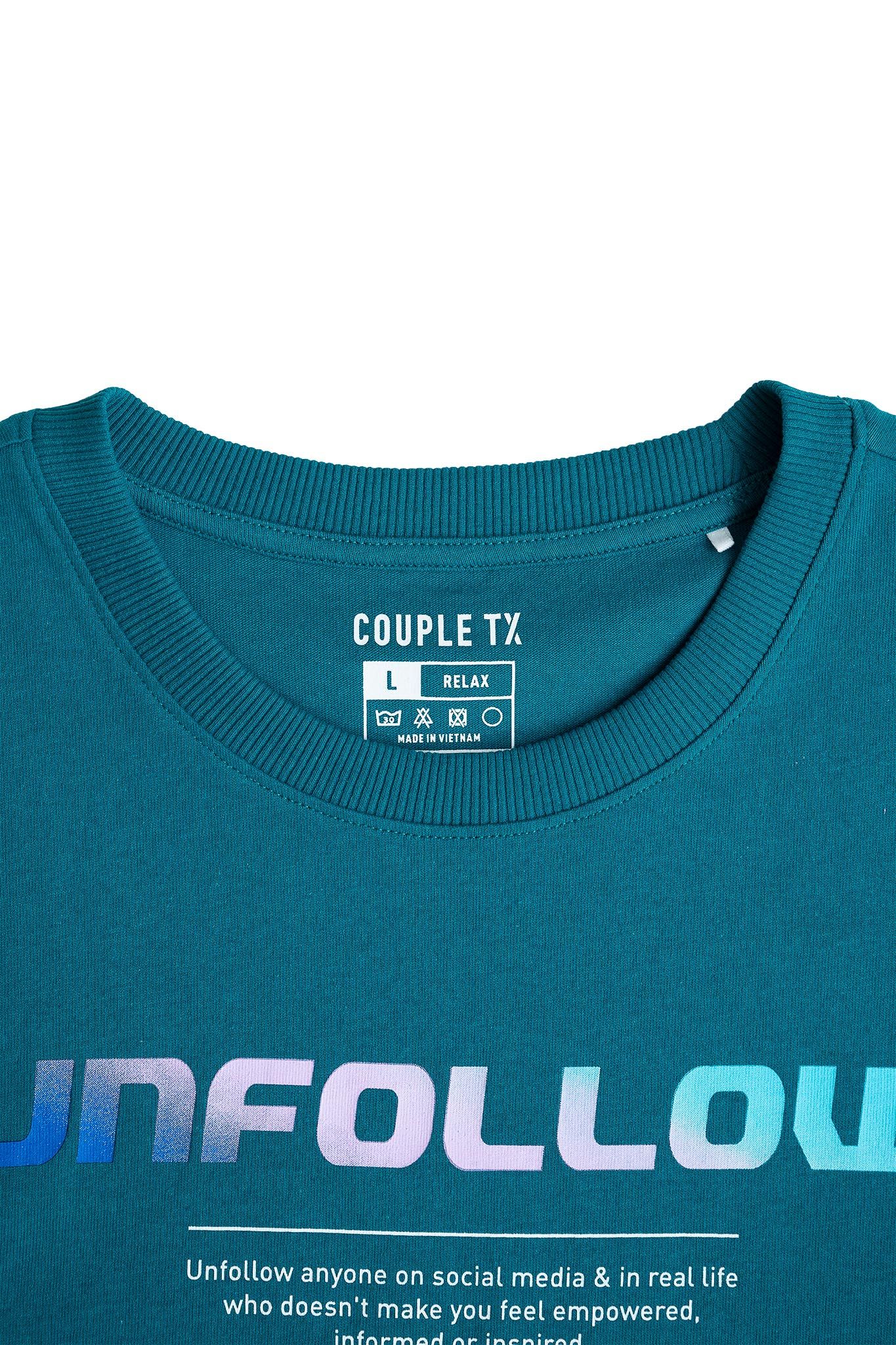Áo Thun Nam Relax Fit In Typo Chuyển Màu MTS 1224 -