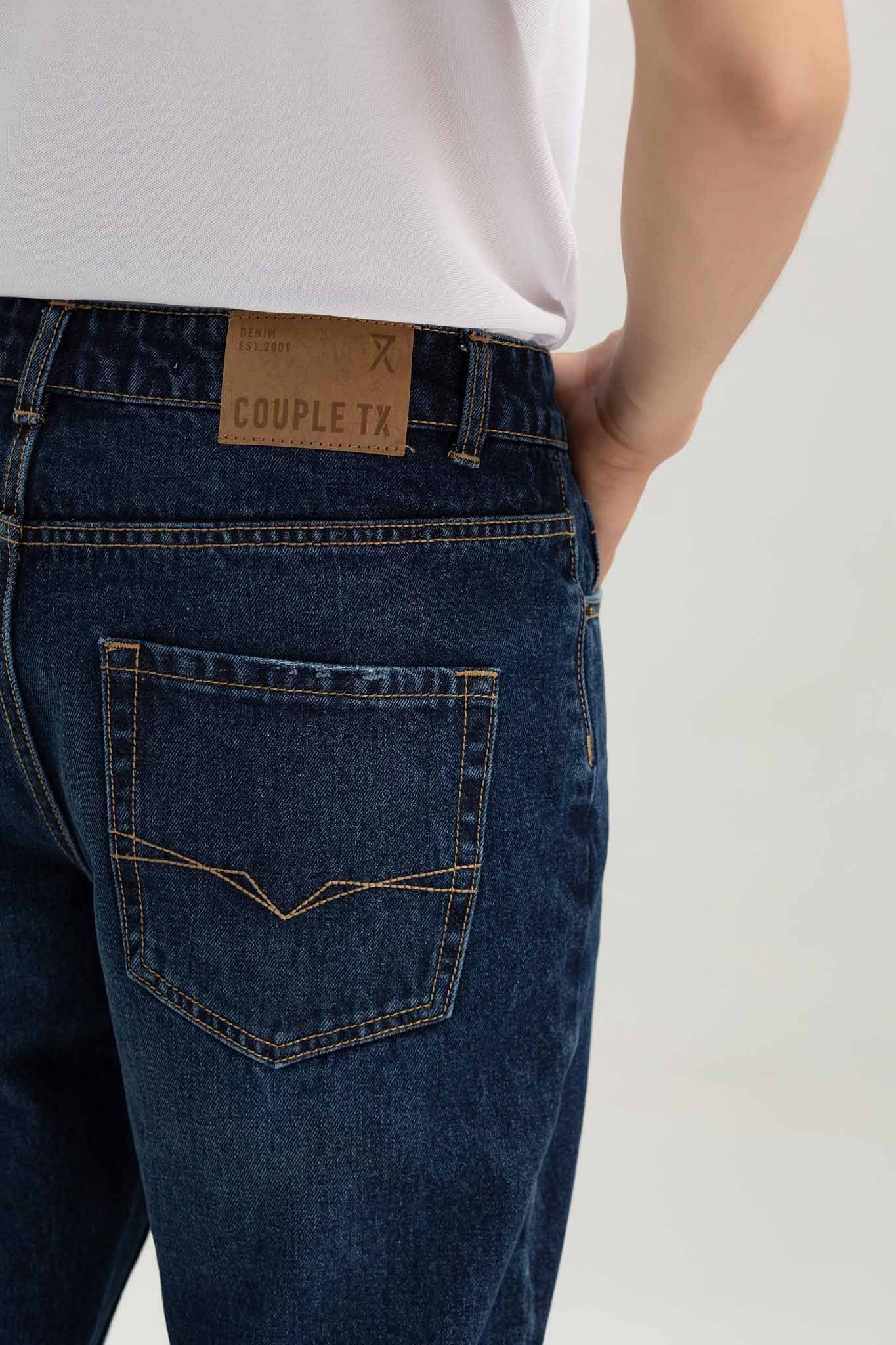 Quần Dài Nam Jeans Regular Wash MJE 1015 -