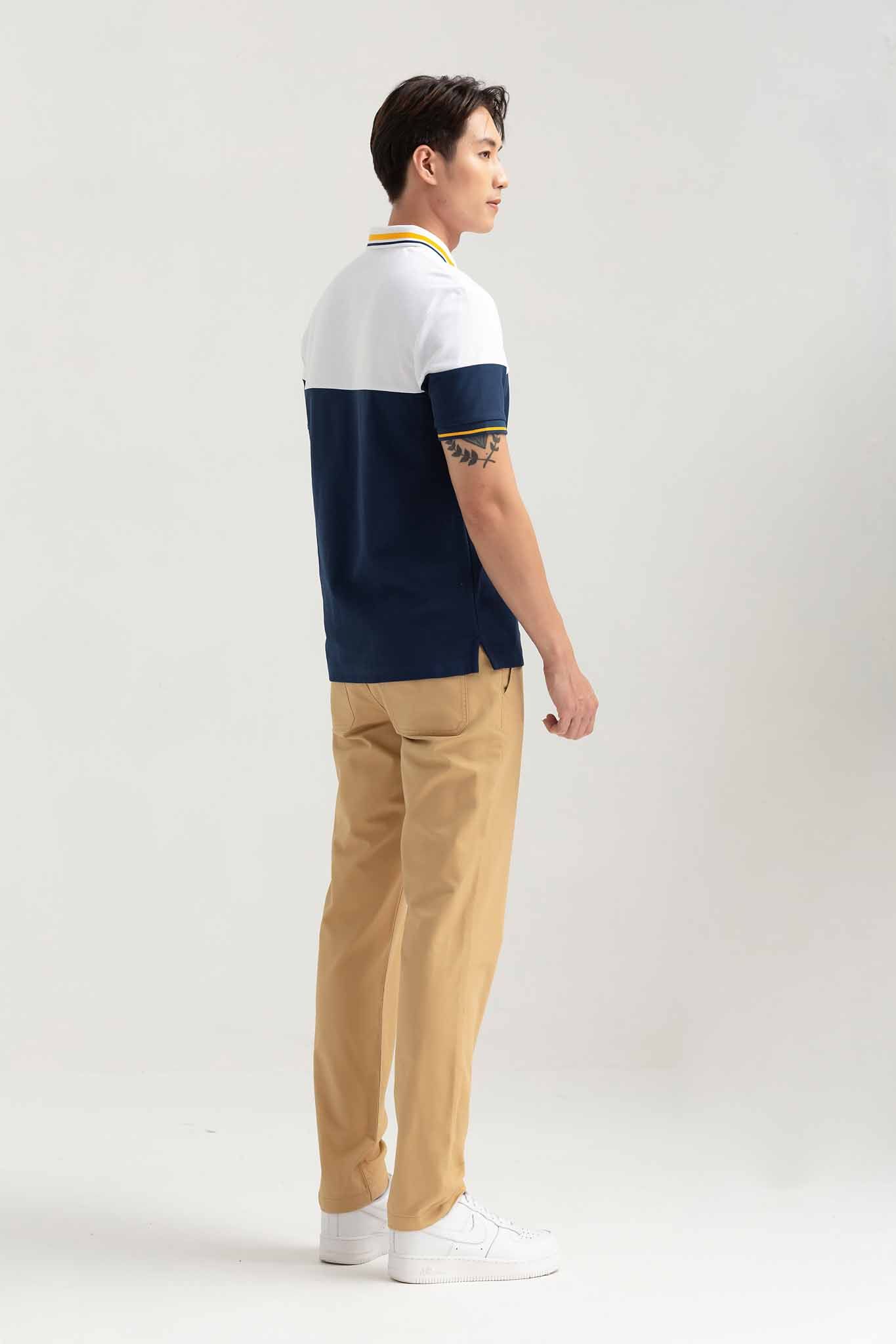 Áo Polo Nam Regular Fit Rã Phối Màu MPO 1026 -