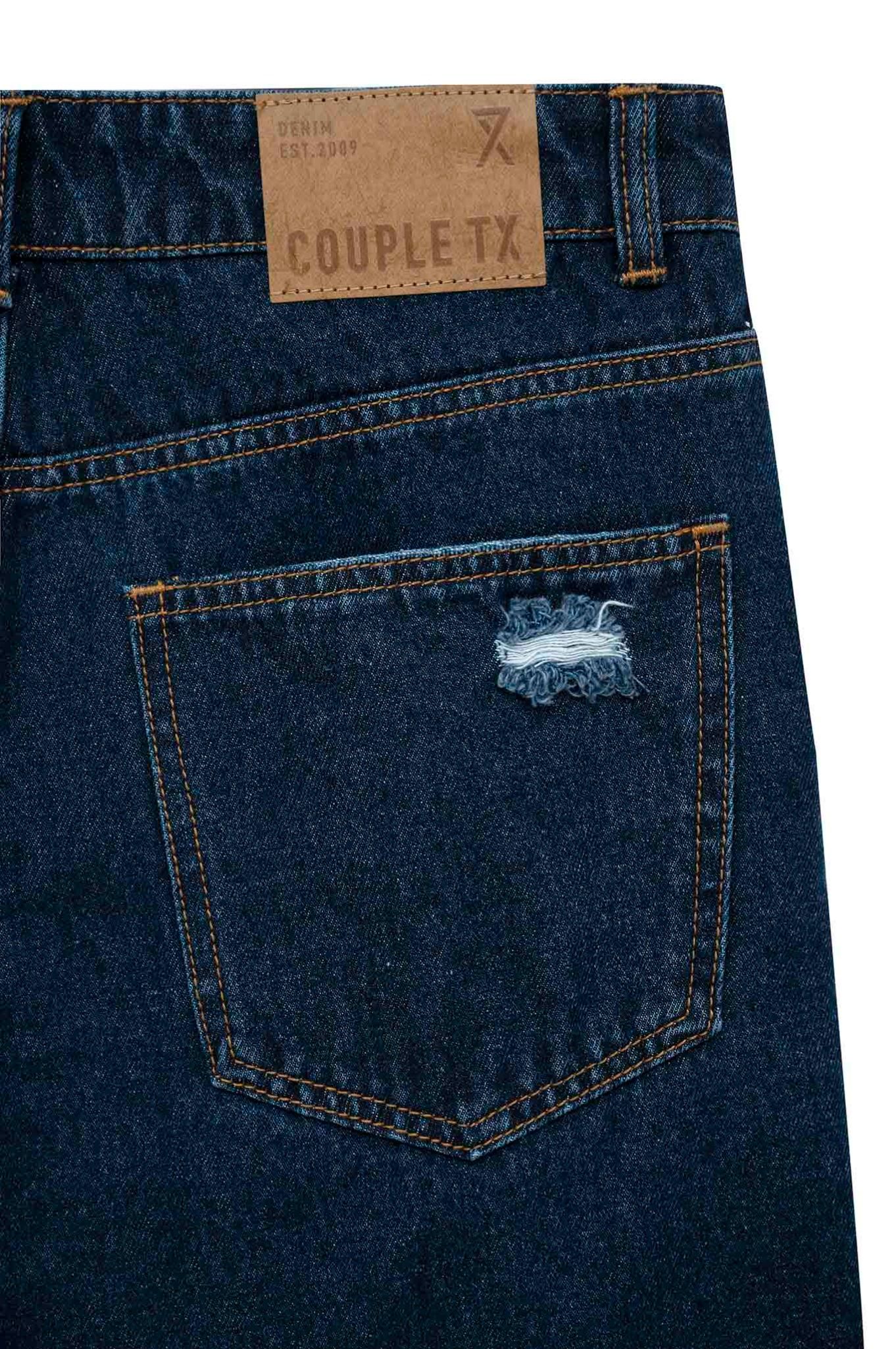 Quần Short Jeans Nam Slim Fit Rách MSR 1021 -