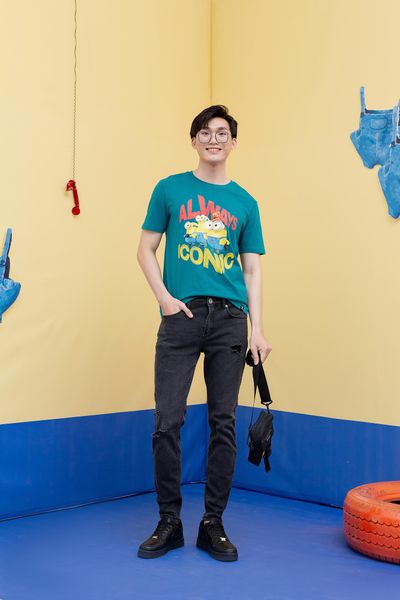 Áo Thun Nam Regular Fit Minions In Always Iconic MTS 1214