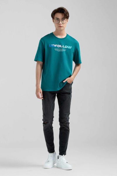 Áo Thun Nam Relax Fit In Typo Chuyển Màu MTS 1224
