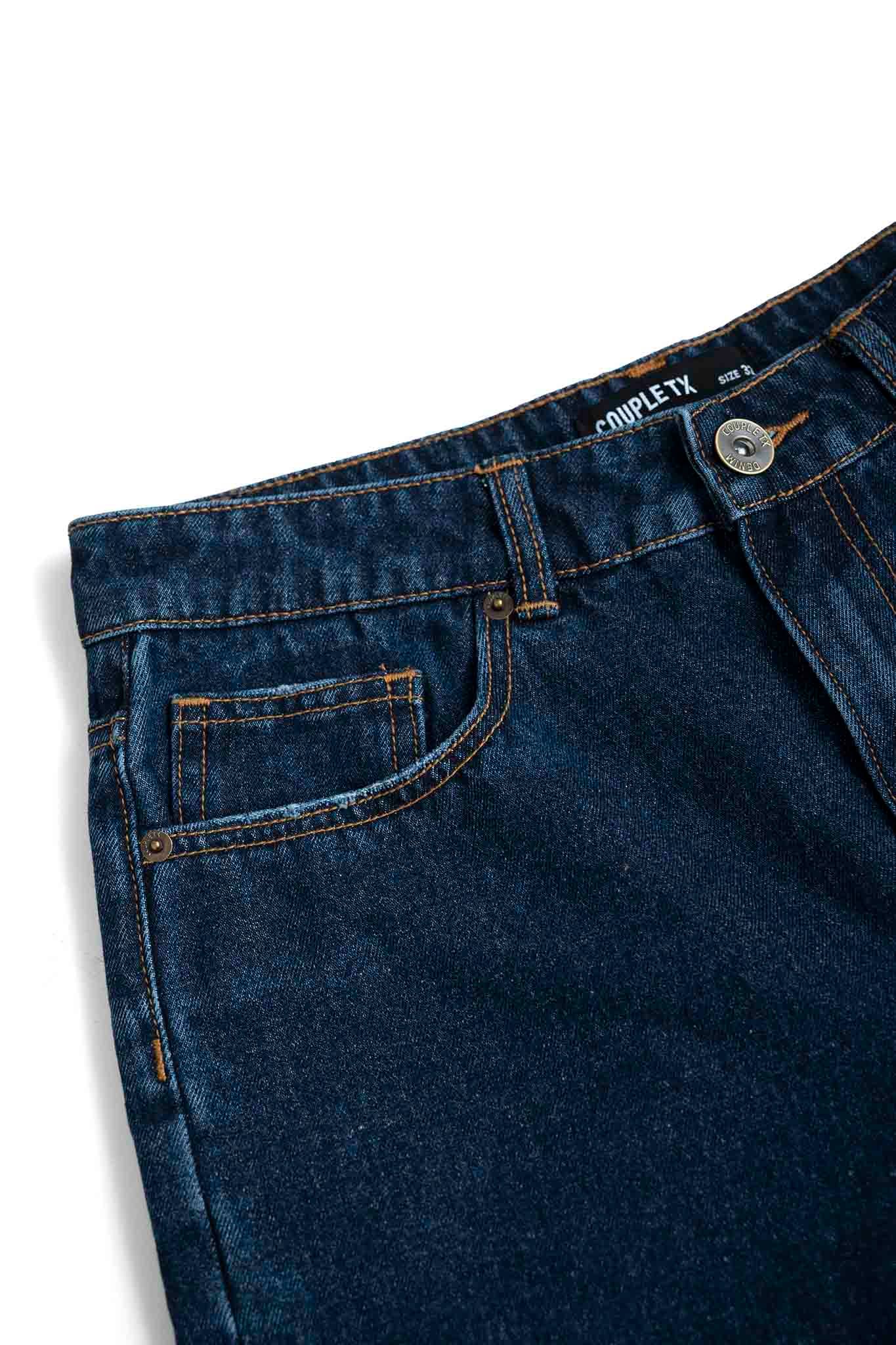 Quần Short Jeans Nam Slim Fit Rách MSR 1021 -
