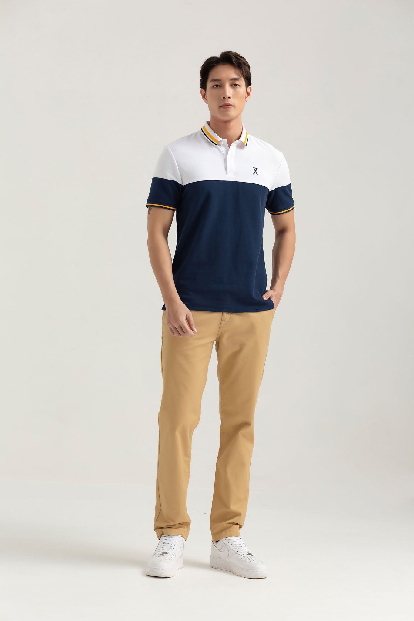 Áo Polo Nam Regular Fit Rã Phối Màu MPO 1026 -