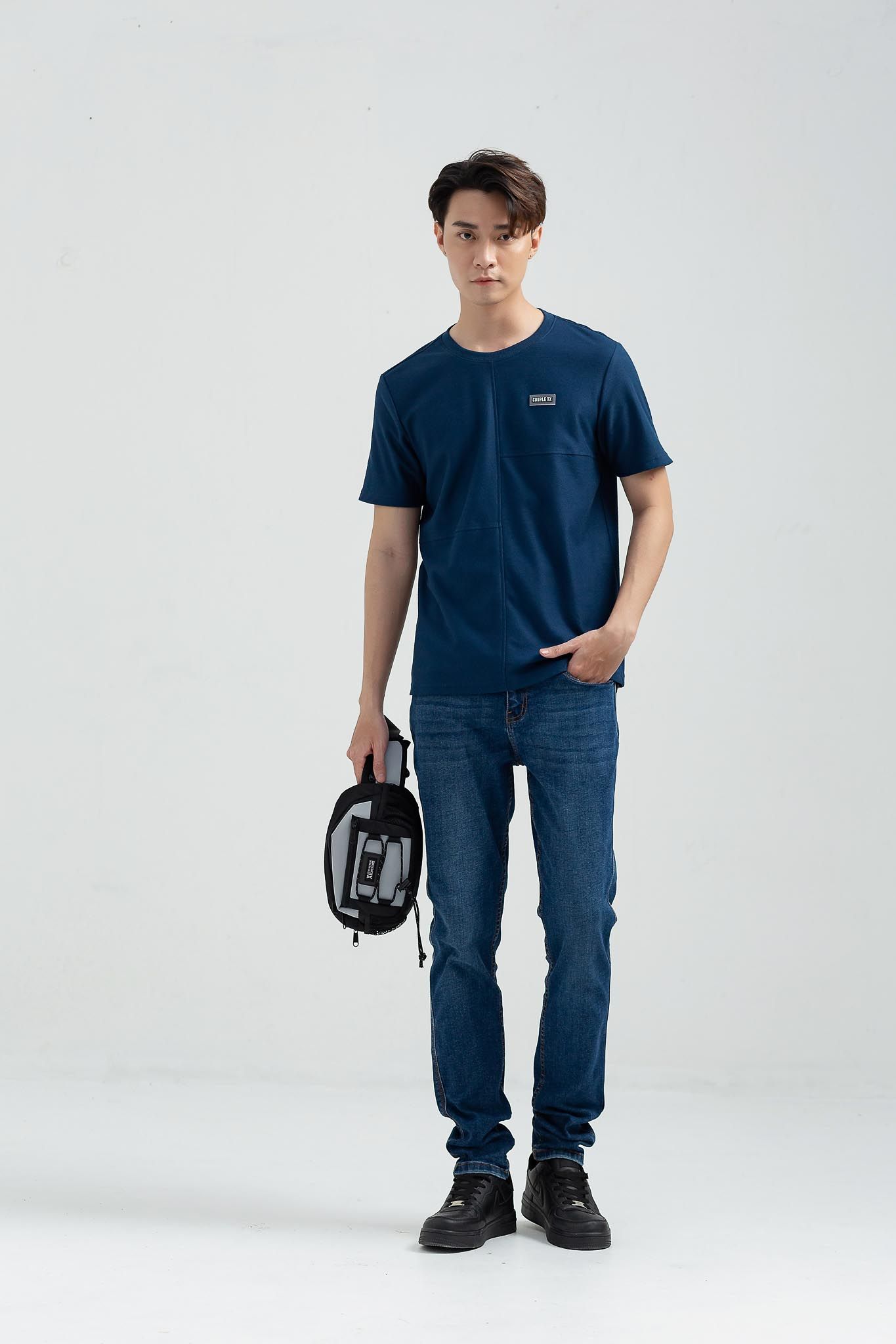 Áo Thun Nam Regular Fit Phối Rã Thân MTS 1191 -