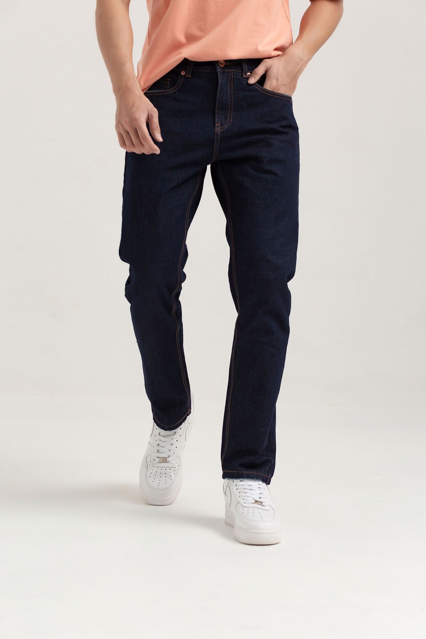 Quần Dài Nam Jeans Regular Wash MJE 1015 -