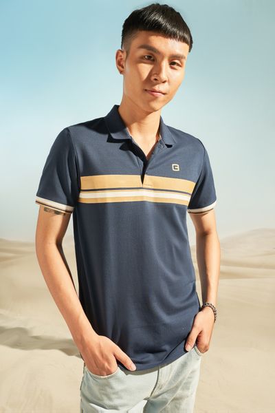 Áo Polo Nam In Sọc Ngang MPO 3022