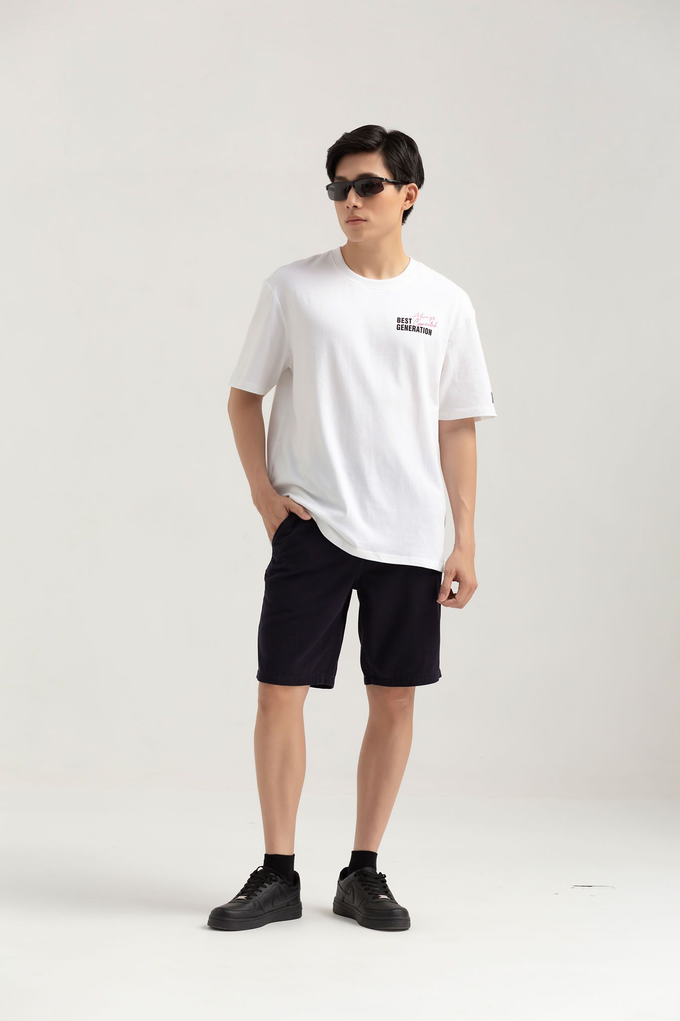 Quần short Nam Khaki Slim Lưng Thun MSR 1019 -