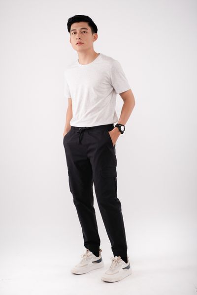 Quần Nam Jogger Khaki MGL 3008