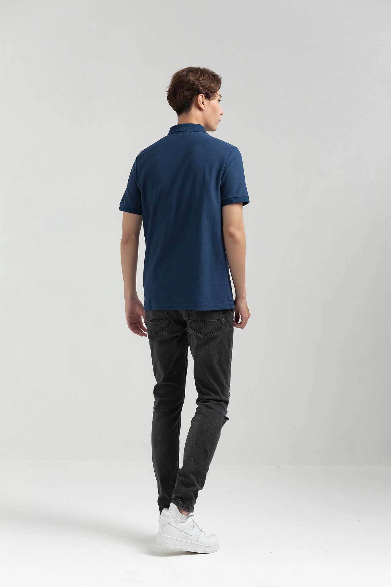 Áo Polo Nam Pique Regular Fit Phối Trụ Bo Kiểu MPO 1023 -
