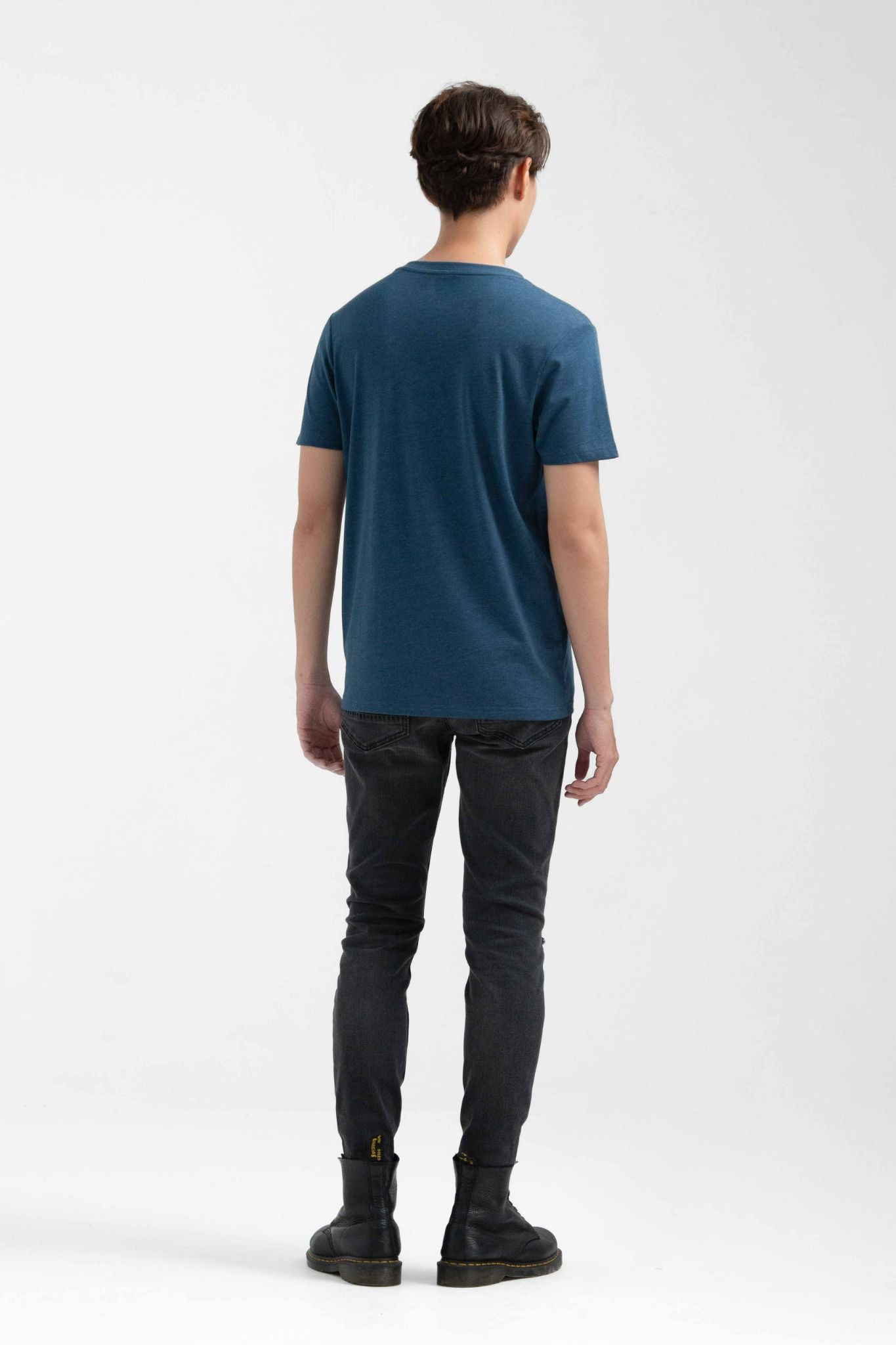 Áo Thun Nam Cổ Tim Slim Fit Basic MTS 1230 -