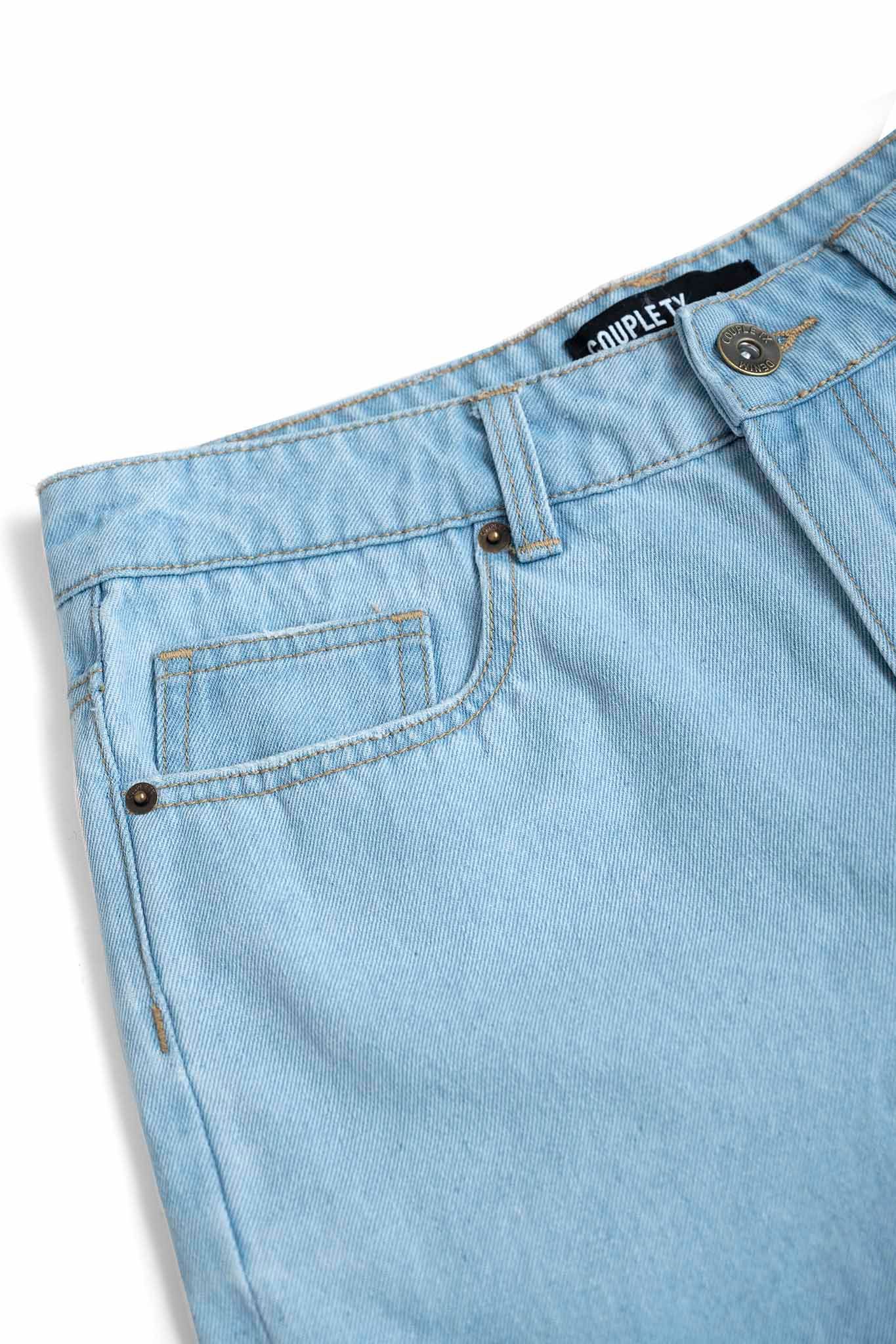 Quần Short Jeans Nam Slim Fit Rách MSR 1021 -
