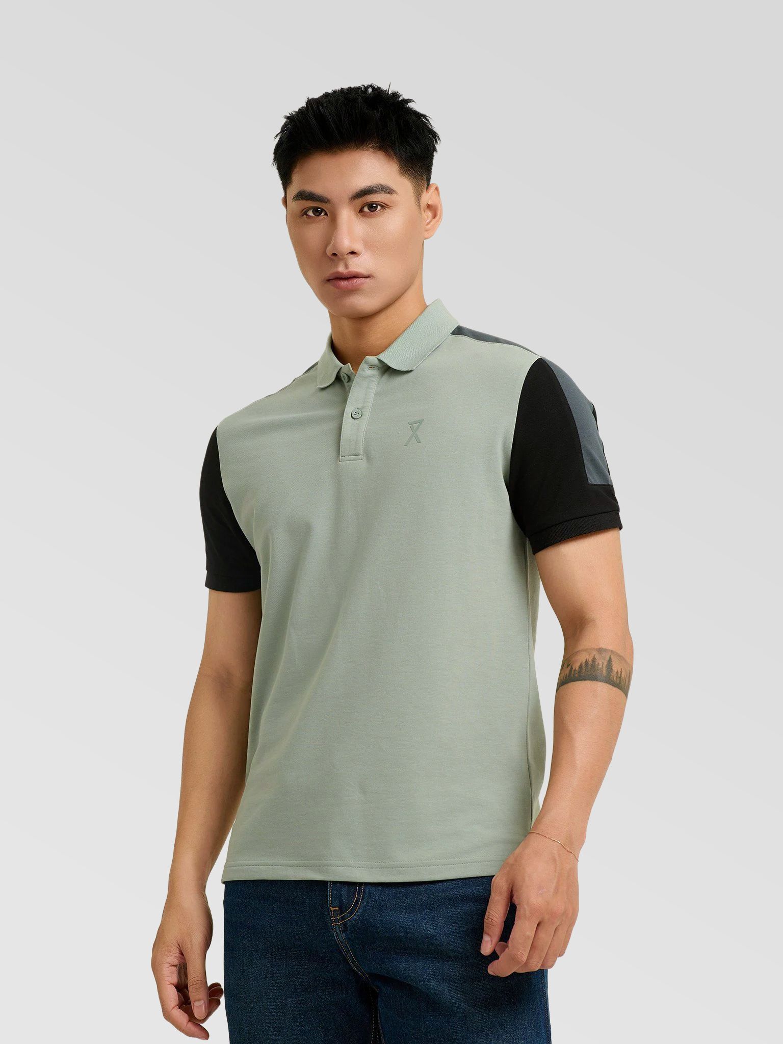 Áo Polo Nam Regular Phối Màu MPO 1062