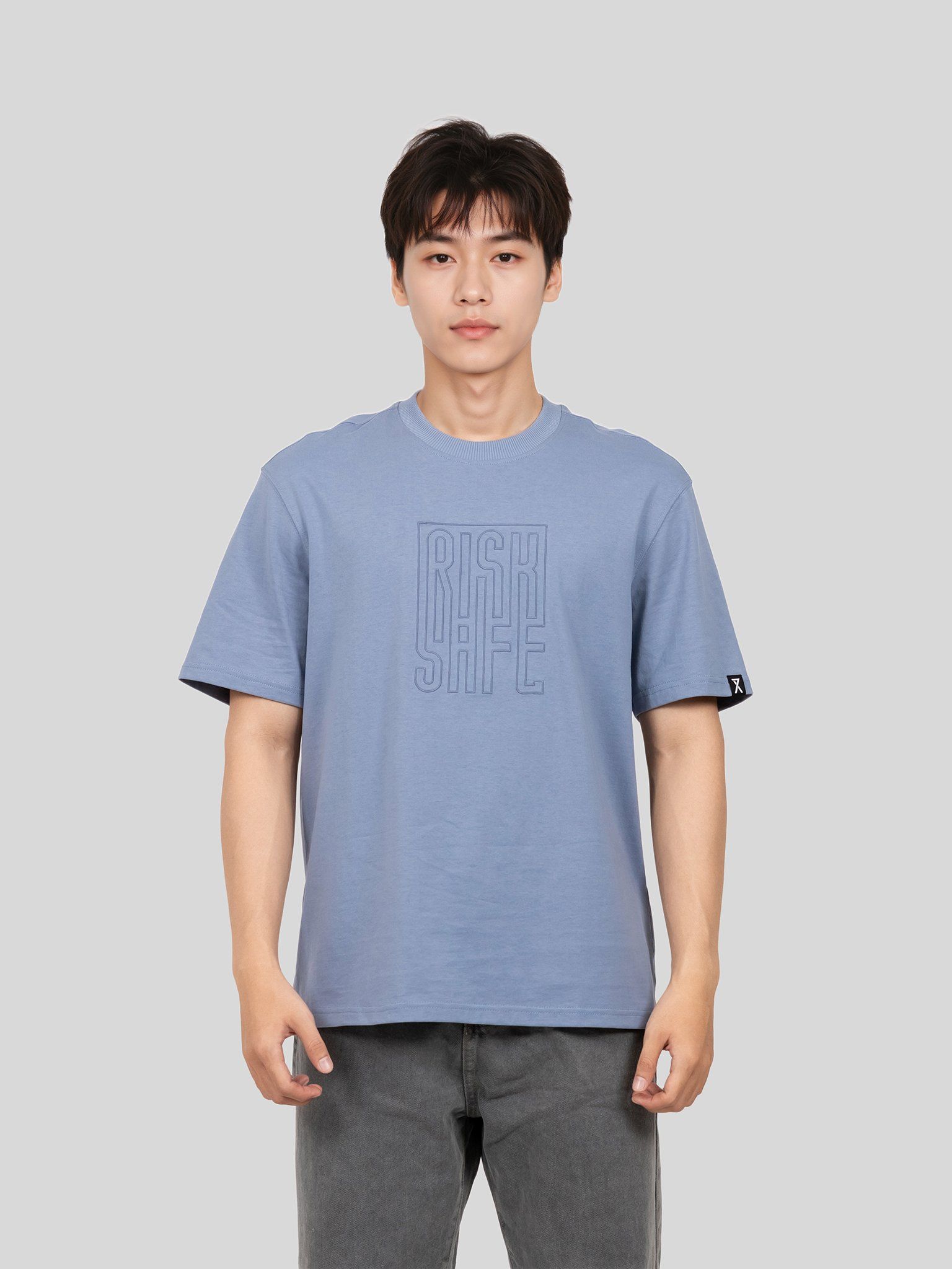 Áo Thun Nam Relax Typo Risk - Safe MTS 1436