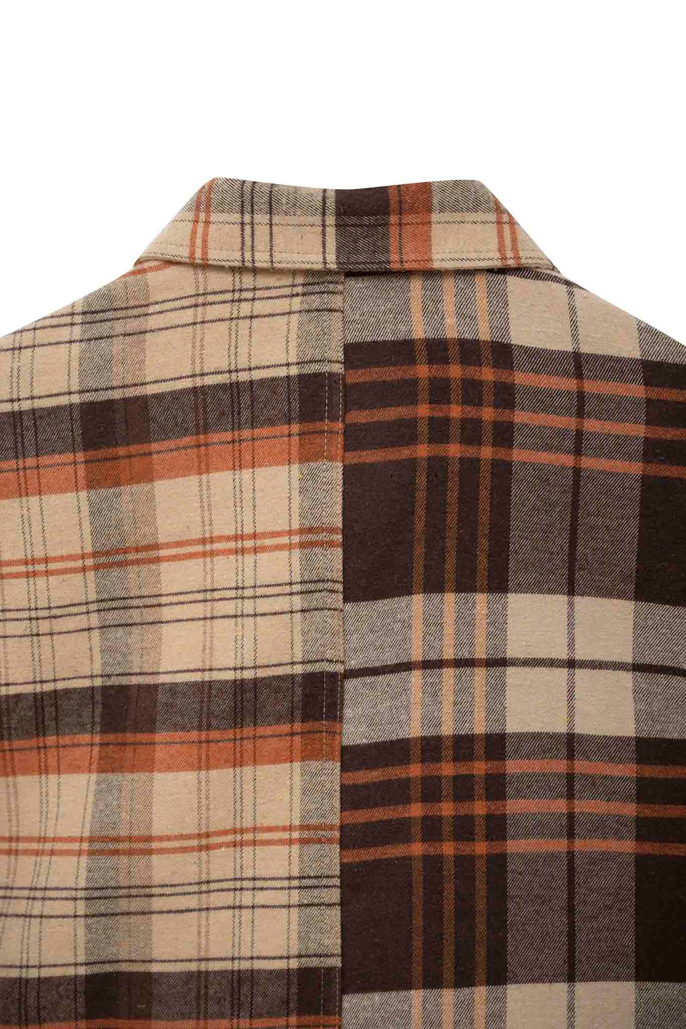 Áo Sơ Mi Nam Flannel Caro Phối MSH 1015 -
