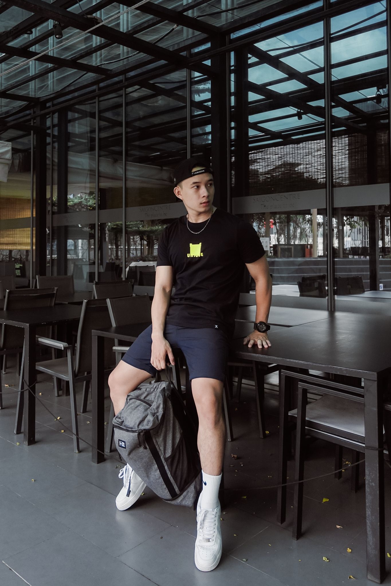 Áo Thun Nam Slim In Typo Be Unique MTS 1192 - mix