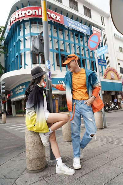 Áo Khoác Dù Nam Trượt Nước Ombre Loang Màu MOP 1023