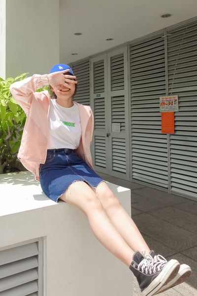 Áo Khoác Dù Nữ Relax Fit Dệt Lỗ Thoáng Khí WOP 2022